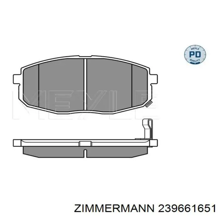 Comprar 239661651 Zimmermann Pastillas delanteras de freno
