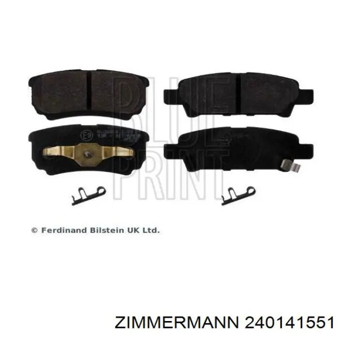 Pastillas traseras de freno Zimmermann 240141551 precio, desde 23,27 EUR