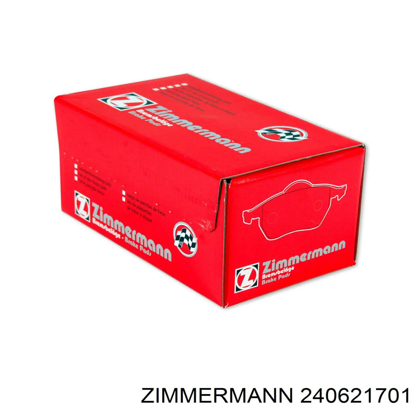 240621701 Zimmermann pastillas de freno delanteras