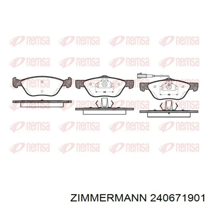 Pastillas de freno delanteras Alfa Romeo 156 932