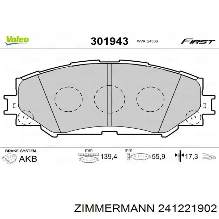 Pastillas de freno delanteras Toyota Corolla E12