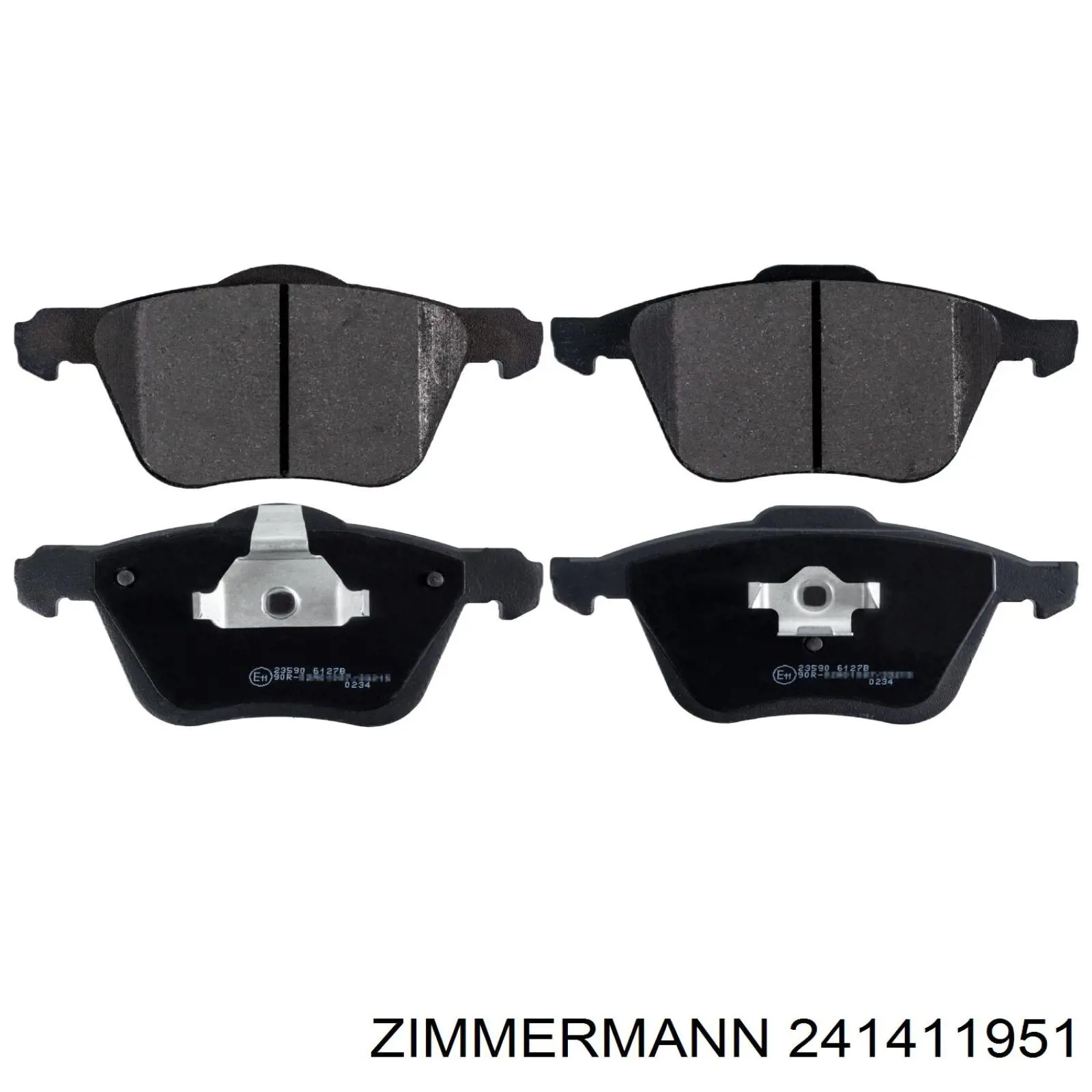 Comprar 241411951 Zimmermann Pastillas delanteras de freno