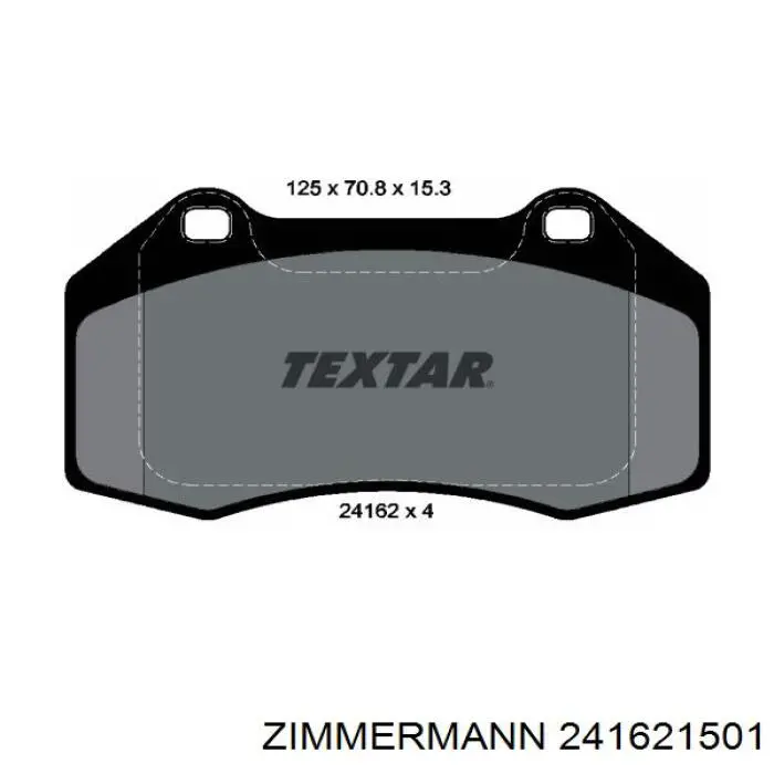 24162.150.1 Zimmermann pastillas de freno delanteras