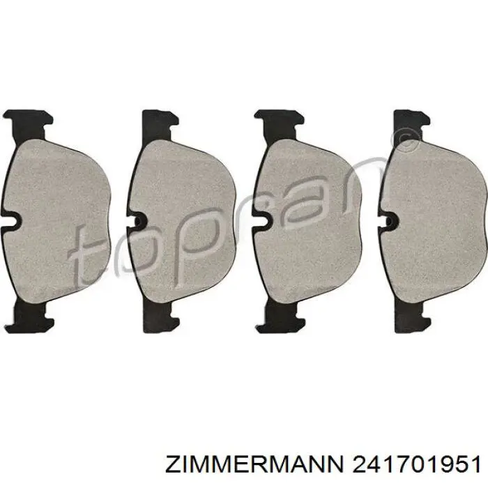 Comprar 241701951 Zimmermann Pastillas delanteras de freno