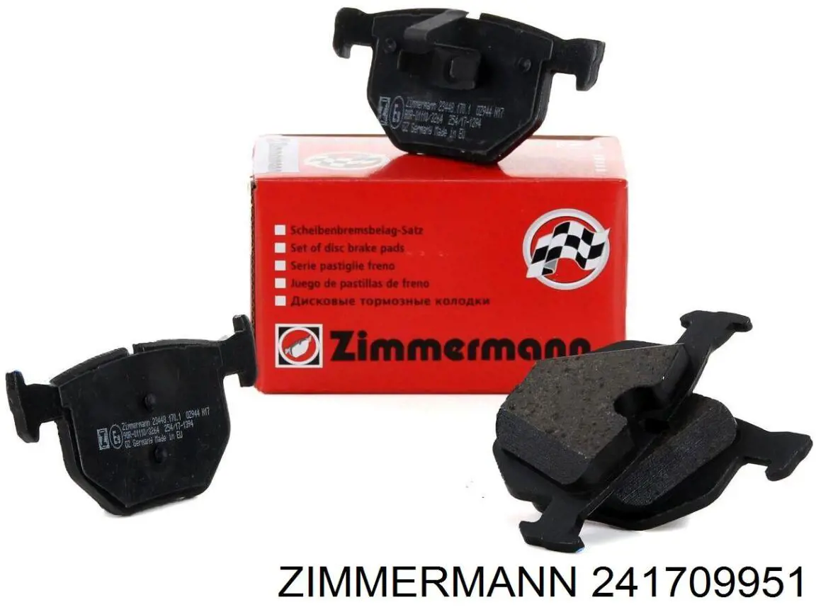 Comprar 241709951 Zimmermann Pastillas delanteras de freno