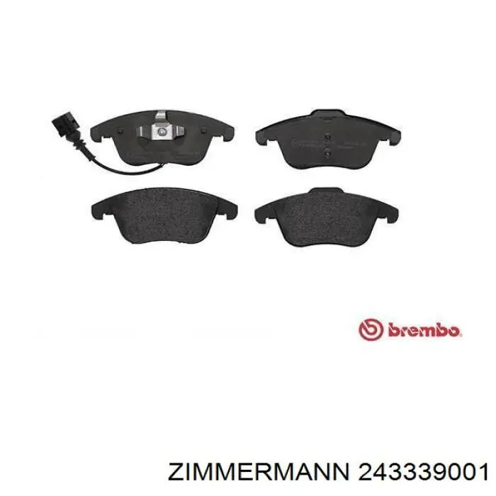 243339001 Zimmermann Pastillas delanteras