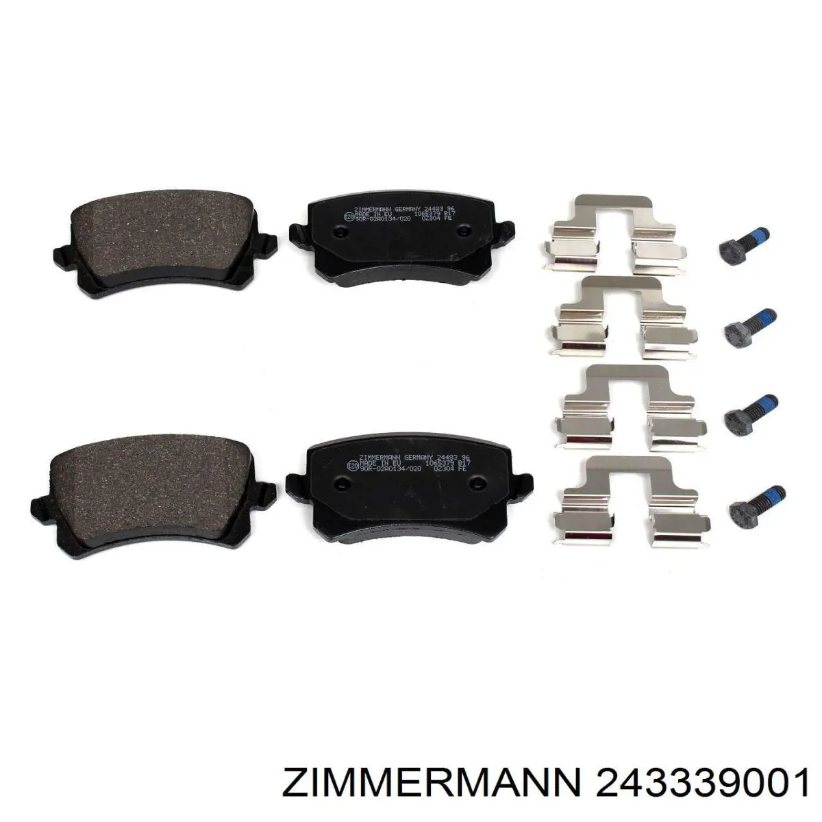 Comprar 243339001 Zimmermann Pastillas delanteras de freno