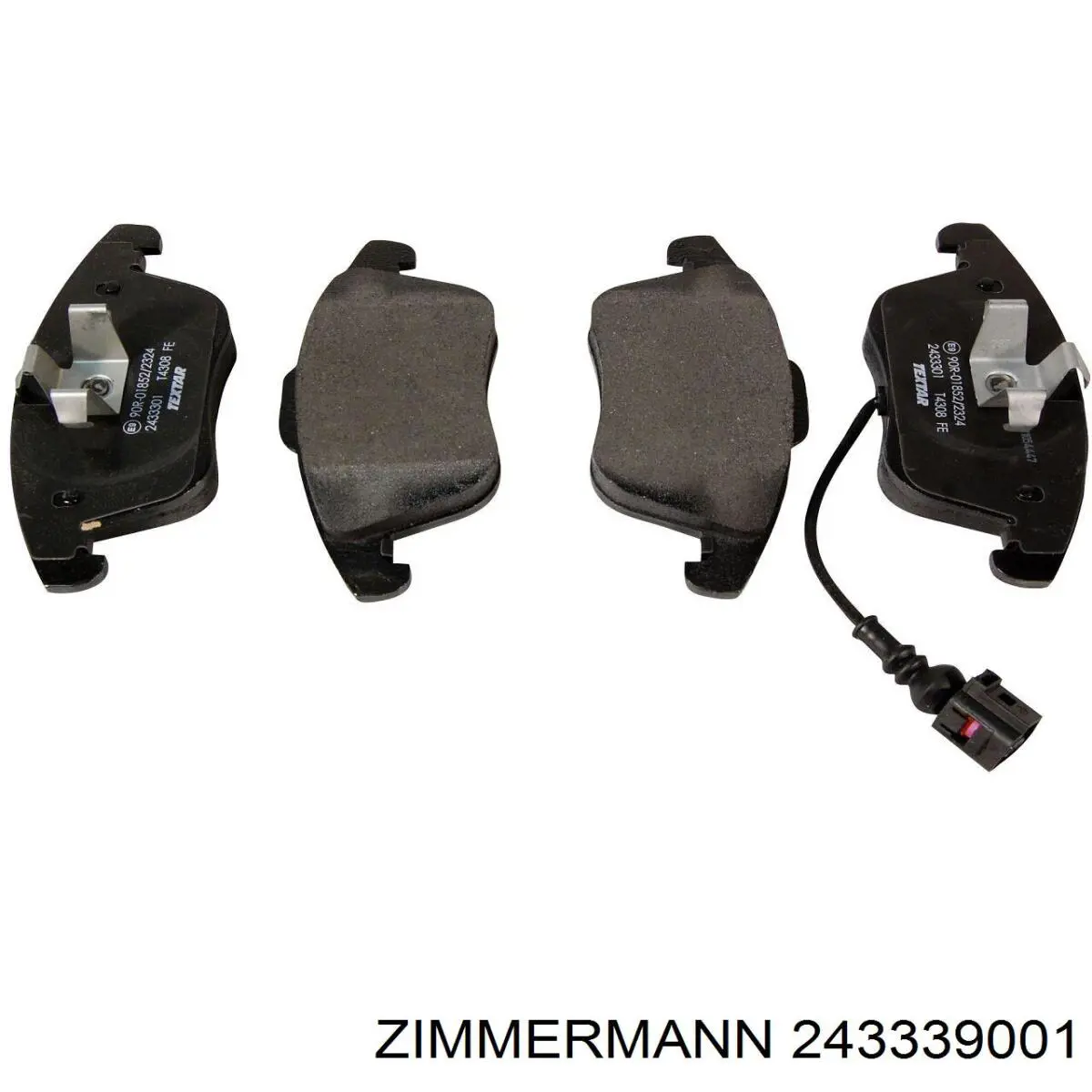 Pastillas freno delanteras Zimmermann 243339001 precio, desde 36,47 EUR