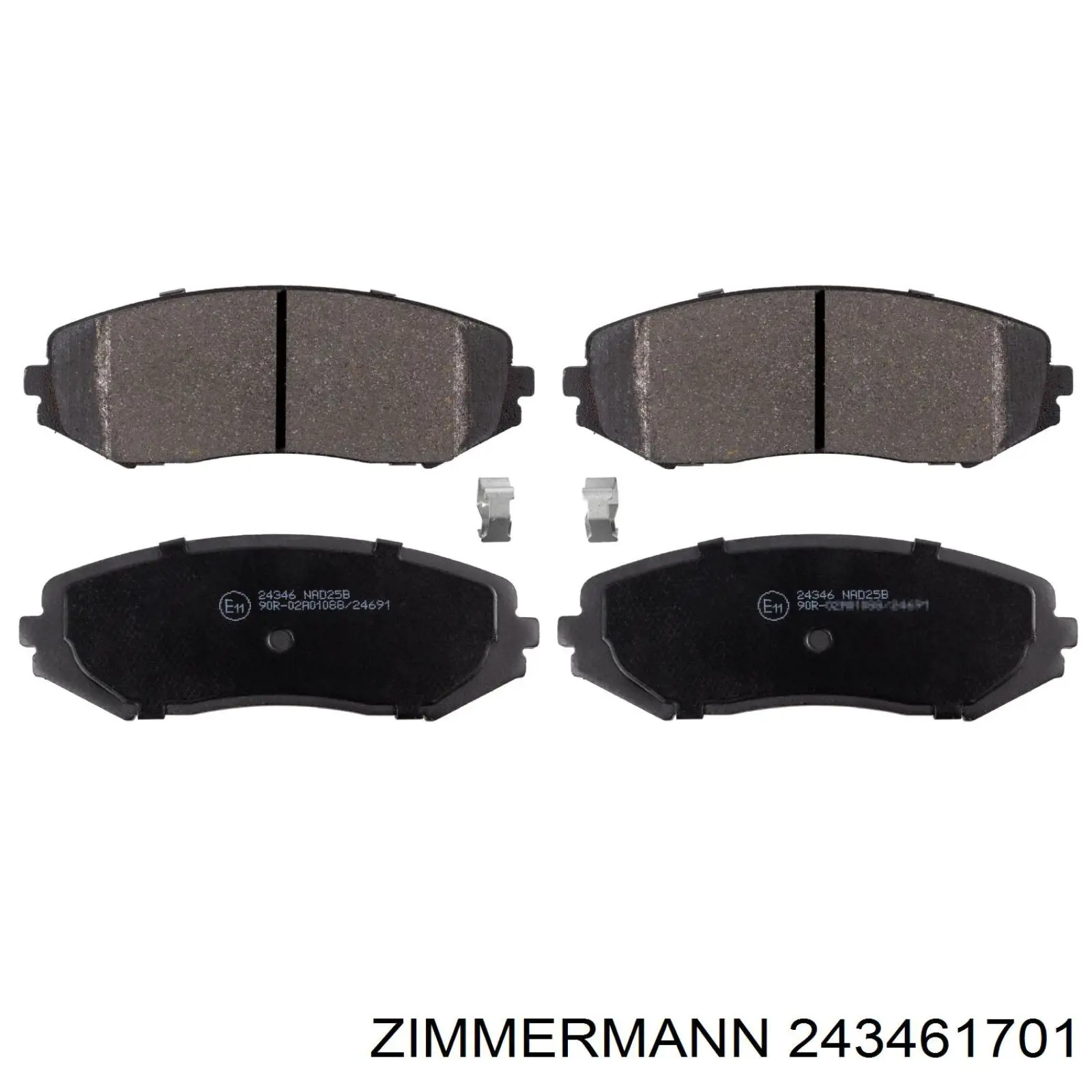 Comprar 243461701 Zimmermann Pastillas delanteras de freno