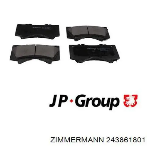 Comprar 243861801 Zimmermann Pastillas delanteras de freno