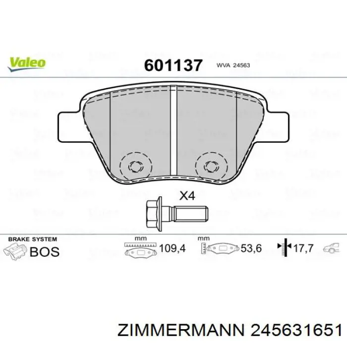 Pastillas de freno traseras Volkswagen Jetta 6 162, 163, AV3, AV2, AY2, AY3