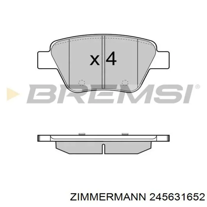 Pastillas de freno traseras Volkswagen Jetta 6 162, 163, AV3, AV2, AY2, AY3