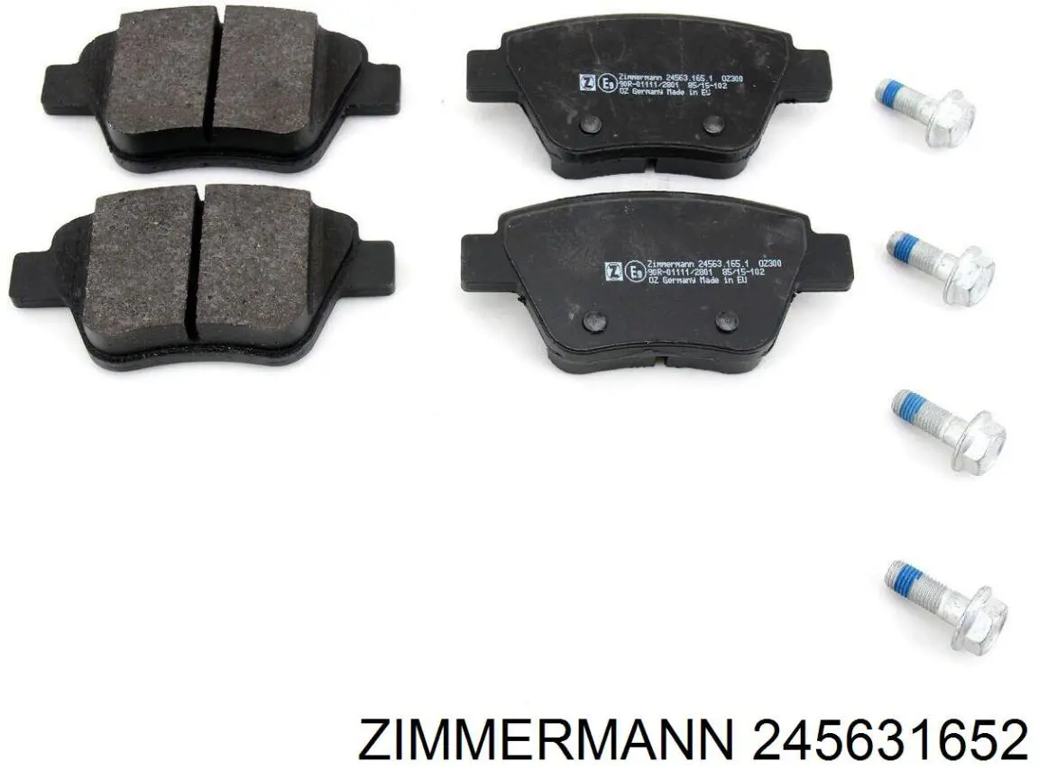 Pastillas de freno traseras Volkswagen Jetta 6 162, 163, AV3, AV2, AY2, AY3