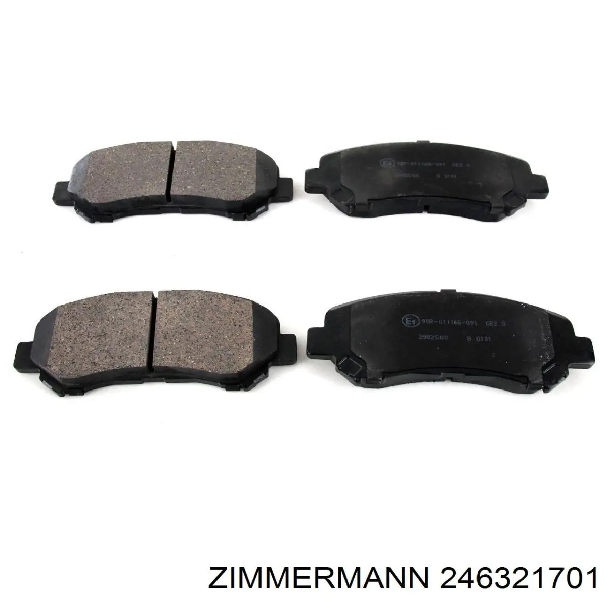 Comprar 246321701 Zimmermann Pastillas delanteras de freno