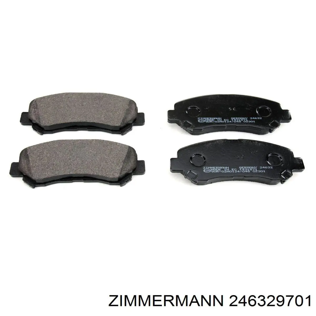 246329701 Zimmermann pastillas de freno delanteras