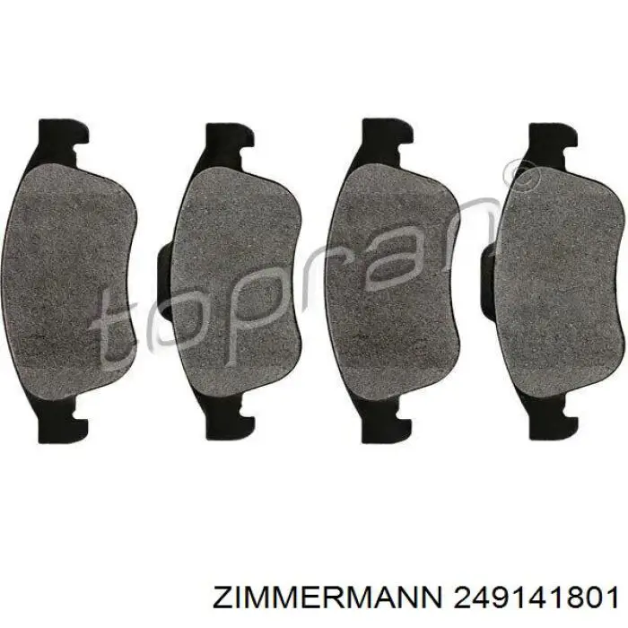 Comprar 249141801 Zimmermann Pastillas delanteras de freno