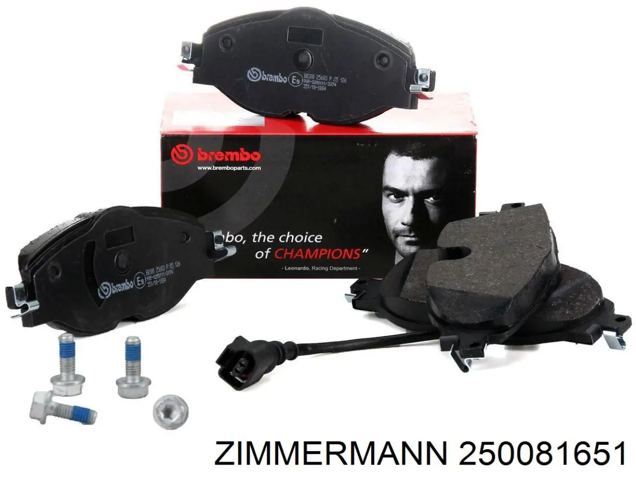 Pastillas traseras Zimmermann 250081651