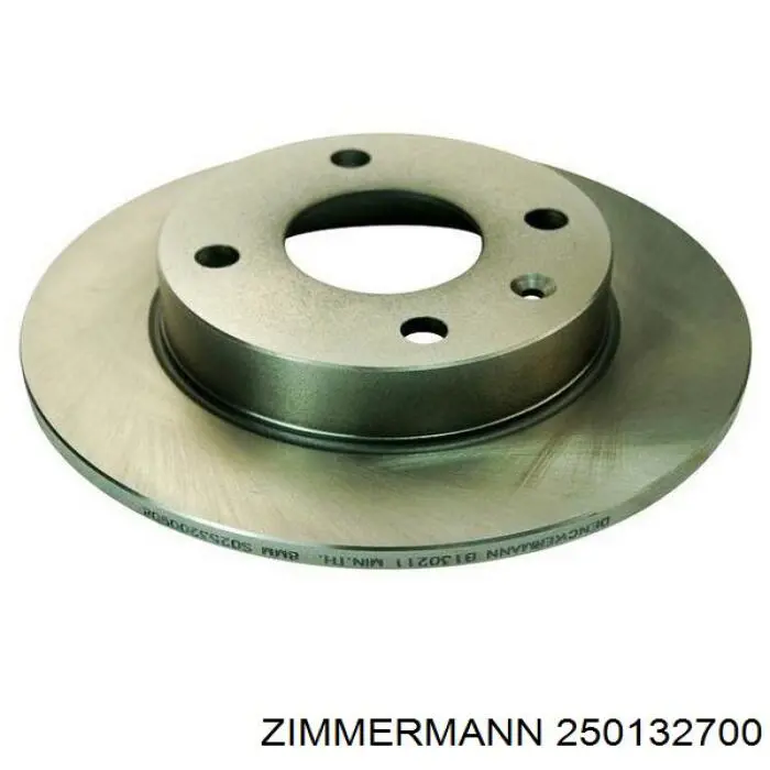 250132700 Zimmermann freno de disco delantero