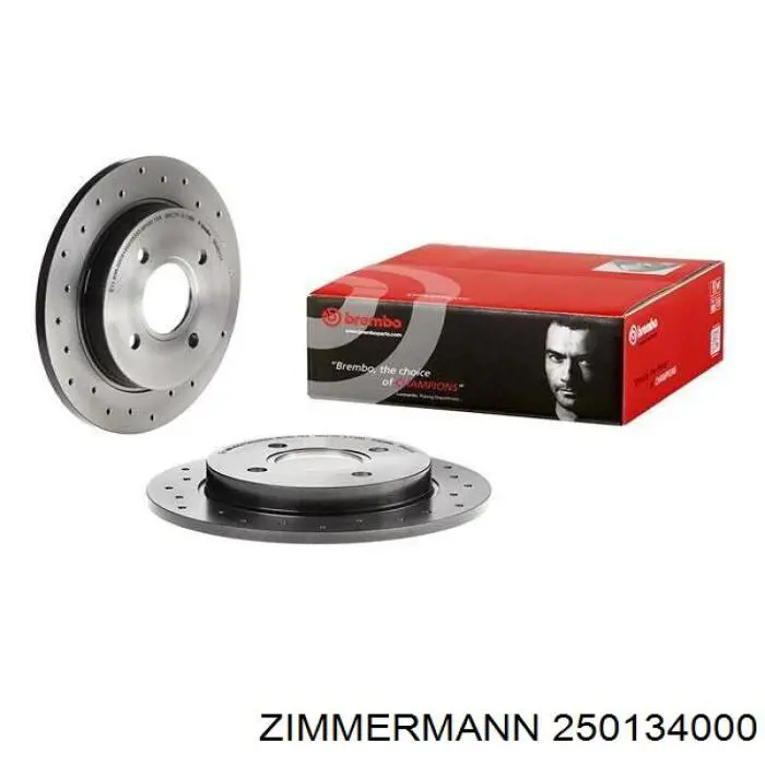 Disco de freno trasero Ford Sierra 1 GBC