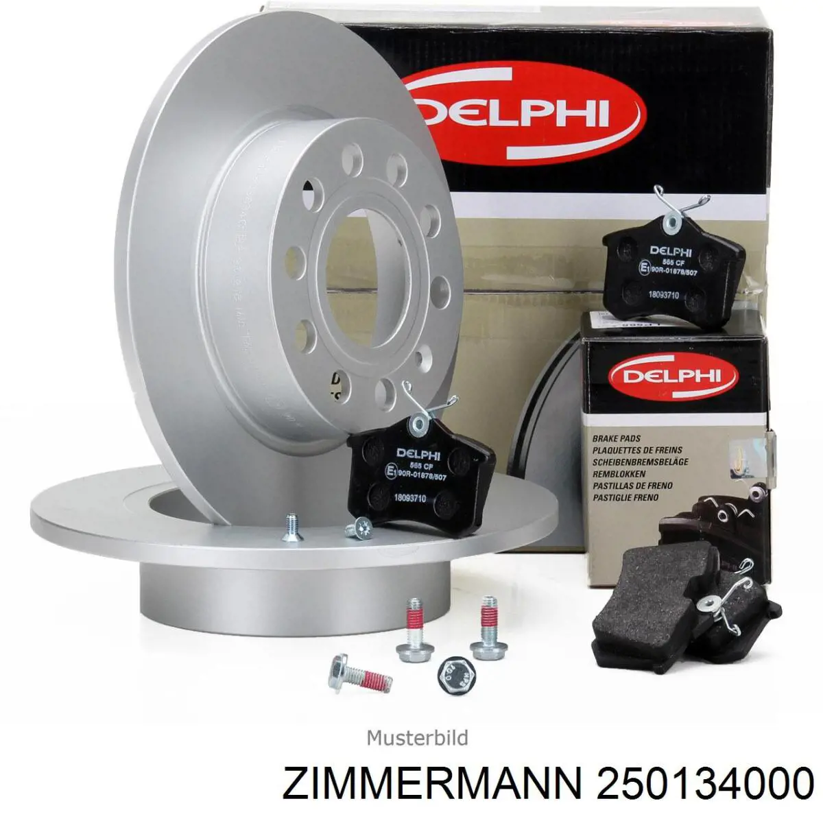 Disco de freno trasero Ford Sierra 1 GBC