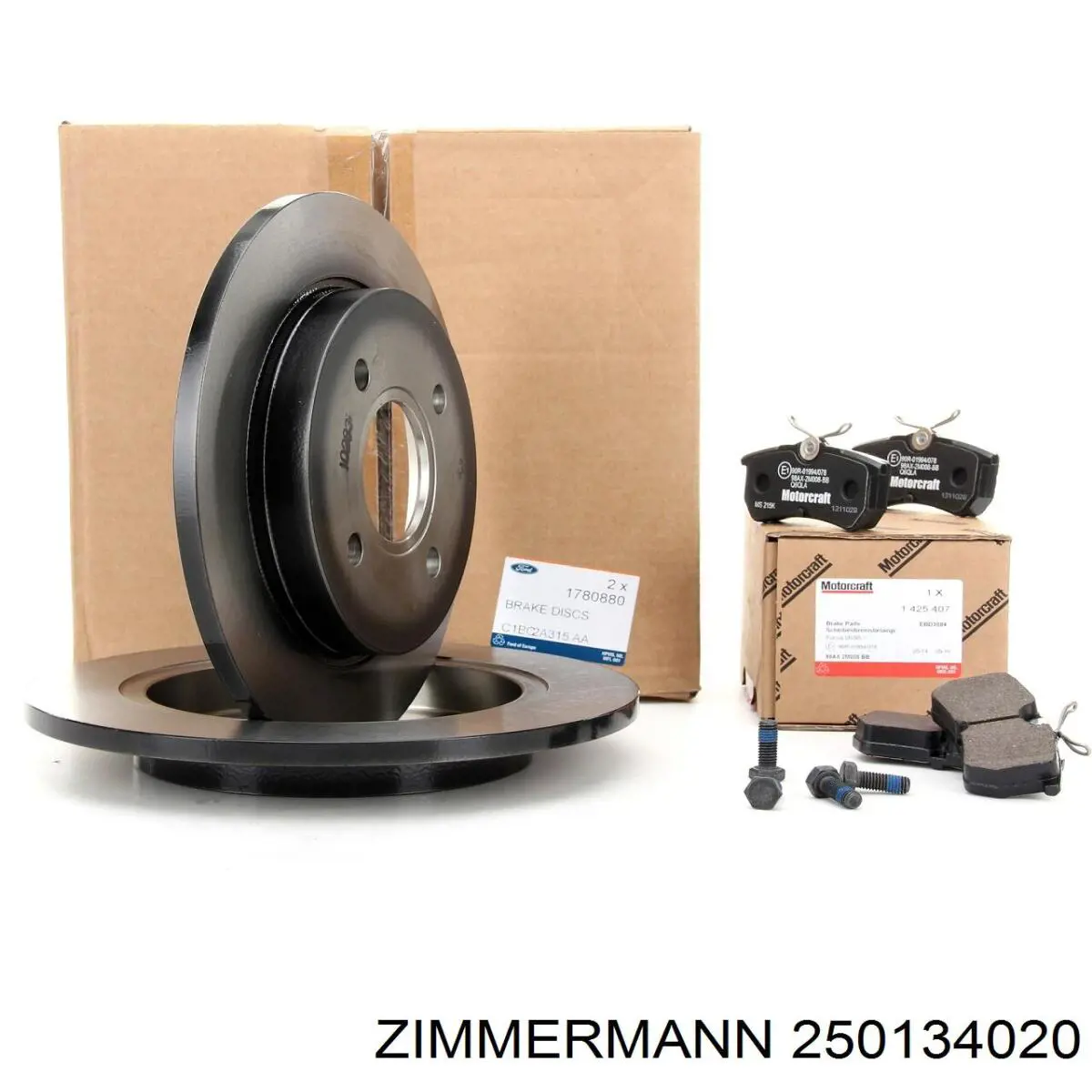 Disco de freno trasero Ford Sierra 1 GBC