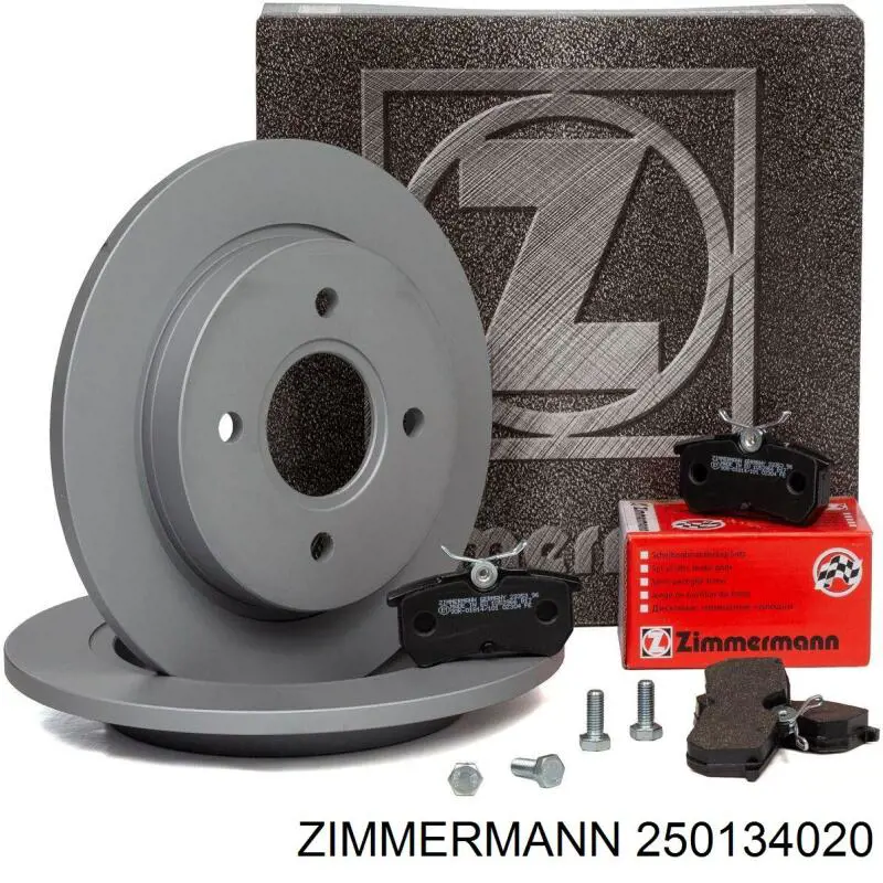250134020 Zimmermann disco de freno trasero
