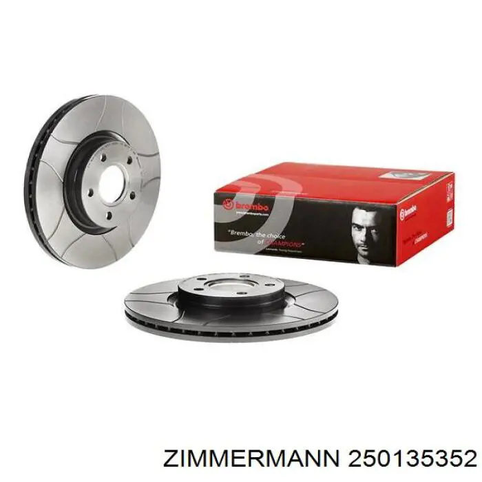 Freno de disco delantero Volvo V40 525, 526