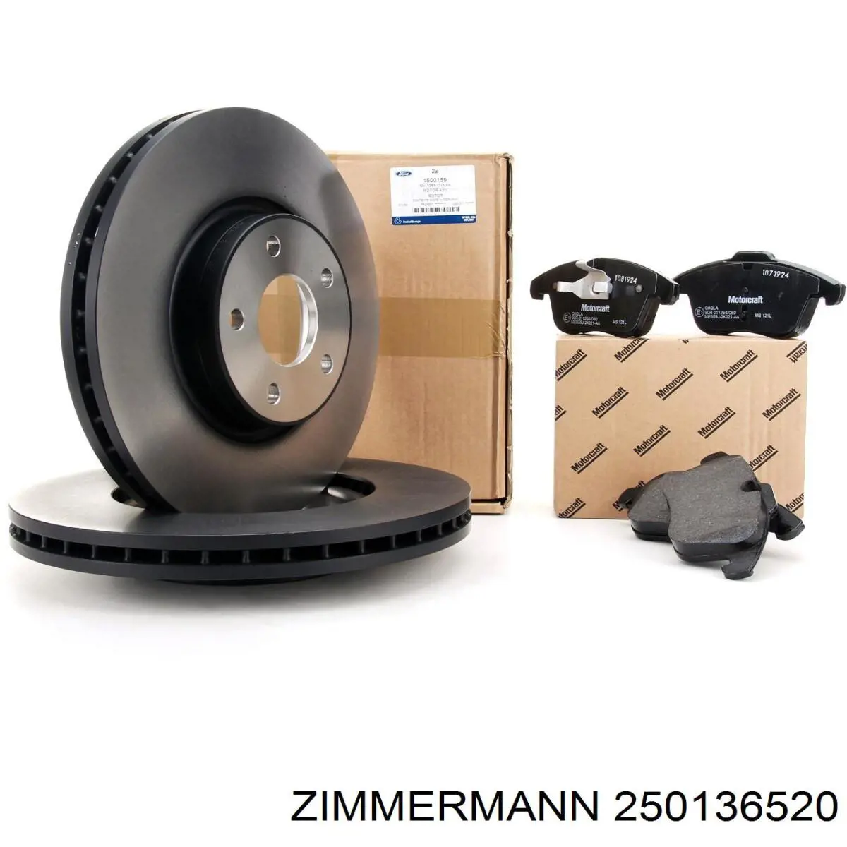 Disco de freno 250136520 Zimmermann