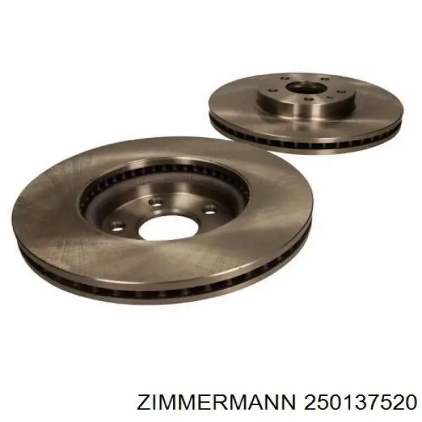 Disco de freno delantero Zimmermann 250137520