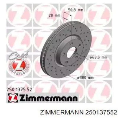 Frenos delanteros Zimmermann 250137552 precio, desde 46,68 EUR
