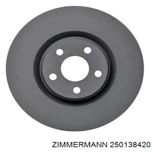 250138420 Zimmermann disco de freno delantero