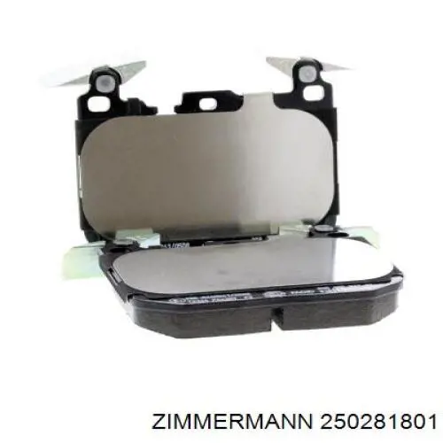 Pastillas de freno 250281801 Zimmermann