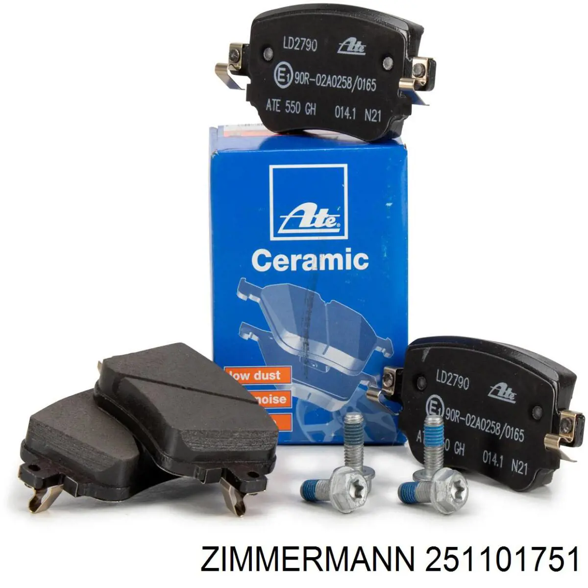 Comprar 251101751 Zimmermann Pastillas de freno traseras