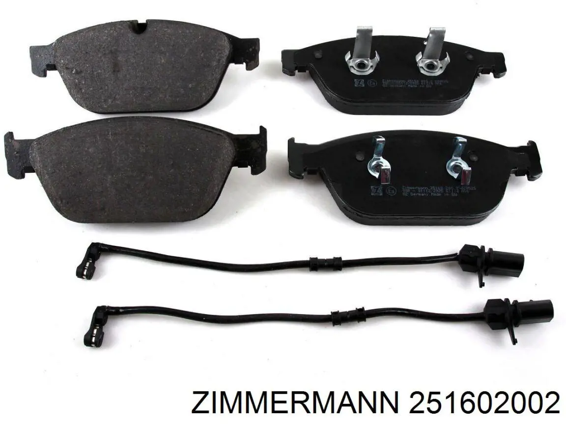 Pastillas freno delanteras Zimmermann 251602002 precio, desde 134,52 EUR