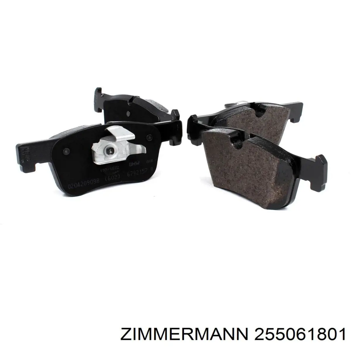 Pastillas de freno delanteras Zimmermann 255061801