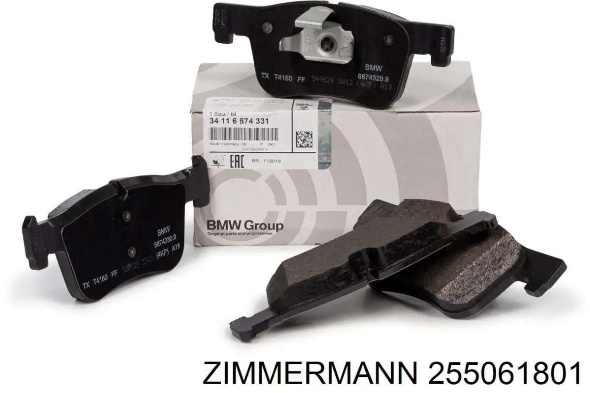 Comprar 255061801 Zimmermann Pastillas delanteras de freno
