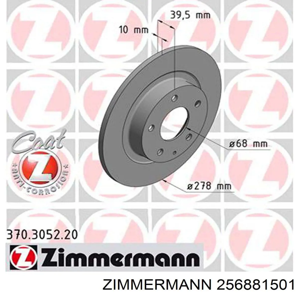 25688.150.1 Zimmermann pastillas de freno traseras