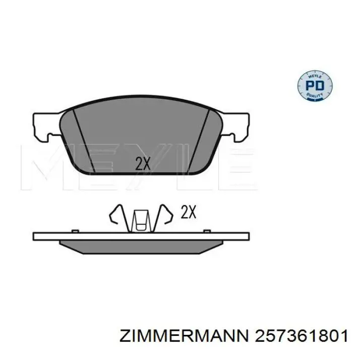 Pastillas de freno delanteras Ford Focus 3 CB8