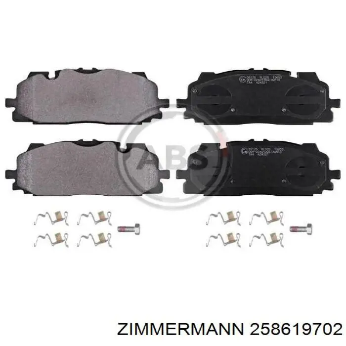 Pastillas de freno 258619702 Zimmermann