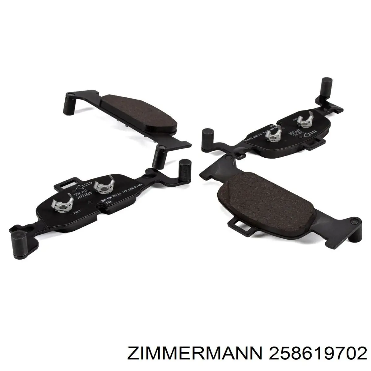 Pastillas freno delanteras Zimmermann 258619702 precio, desde 46,93 EUR