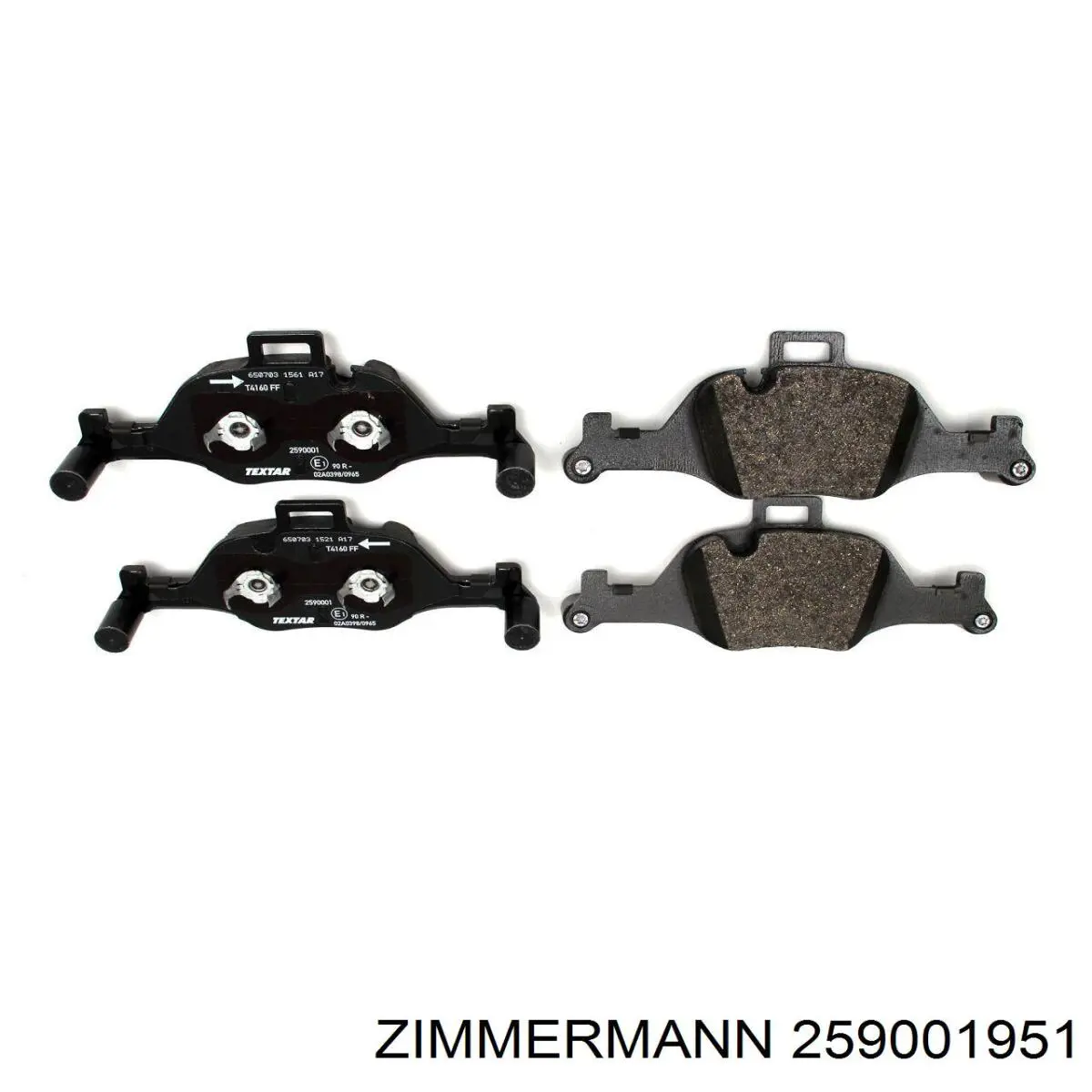 Pastillas freno delanteras Zimmermann 259001951 precio, desde 113,98 EUR