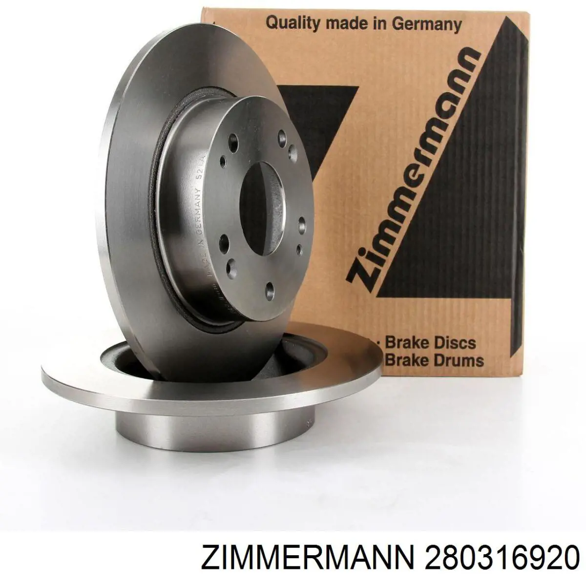 280316920 Zimmermann disco de freno trasero