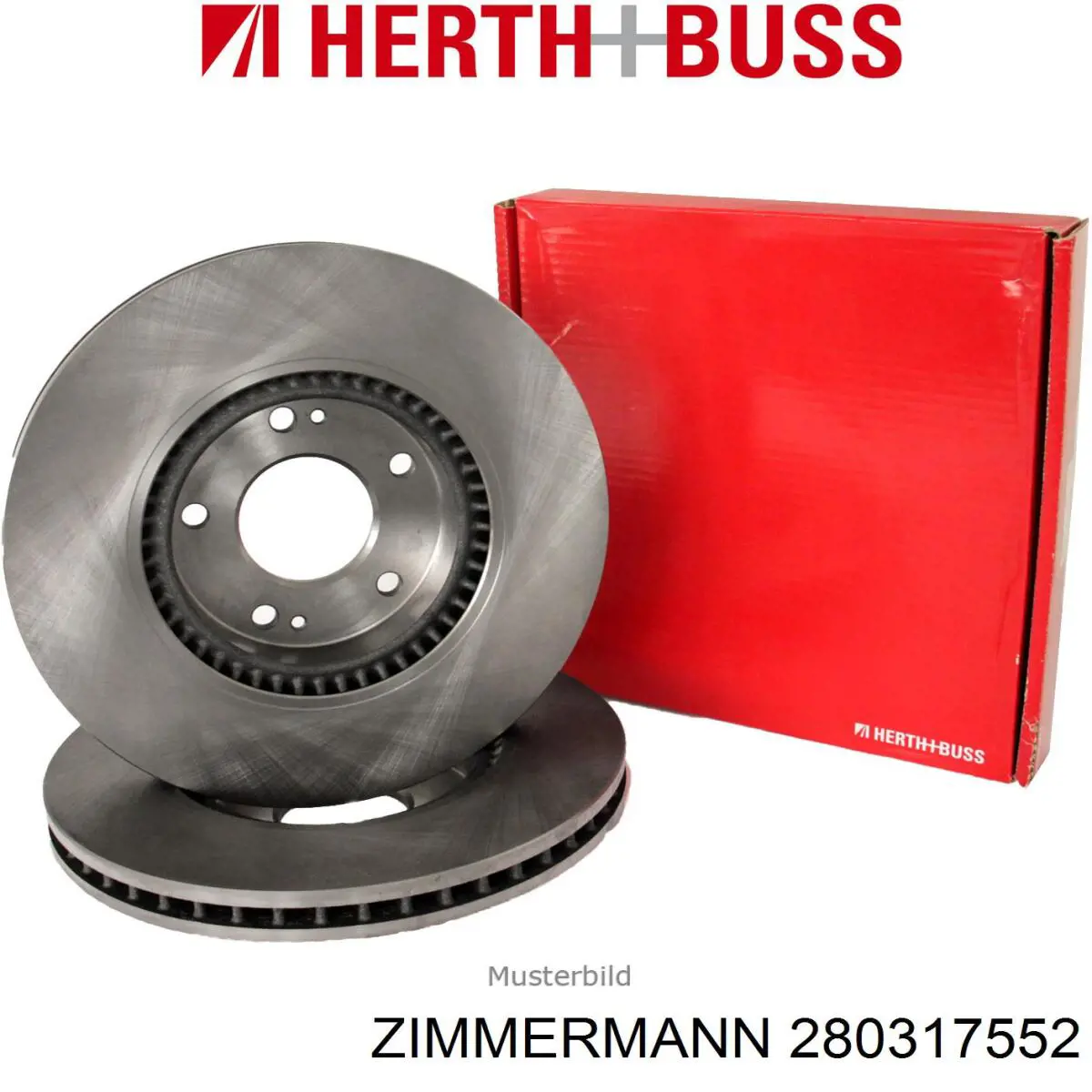 Disco de freno 280317552 Zimmermann