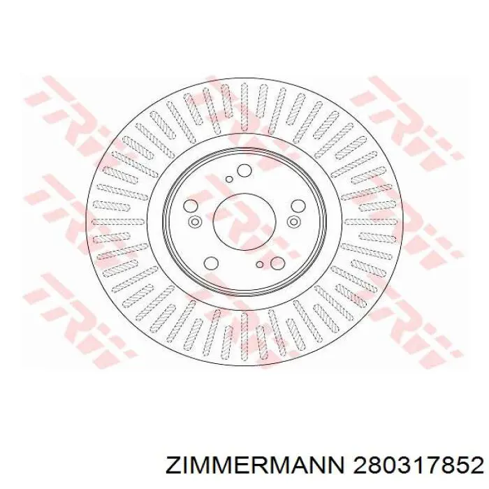 Frenos delanteros Zimmermann 280317852 precio, desde 71,22 EUR