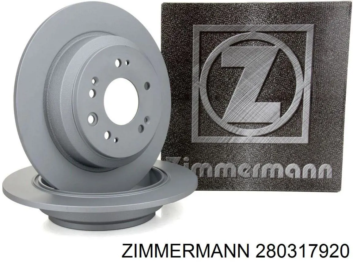 280317920 Zimmermann disco de freno trasero