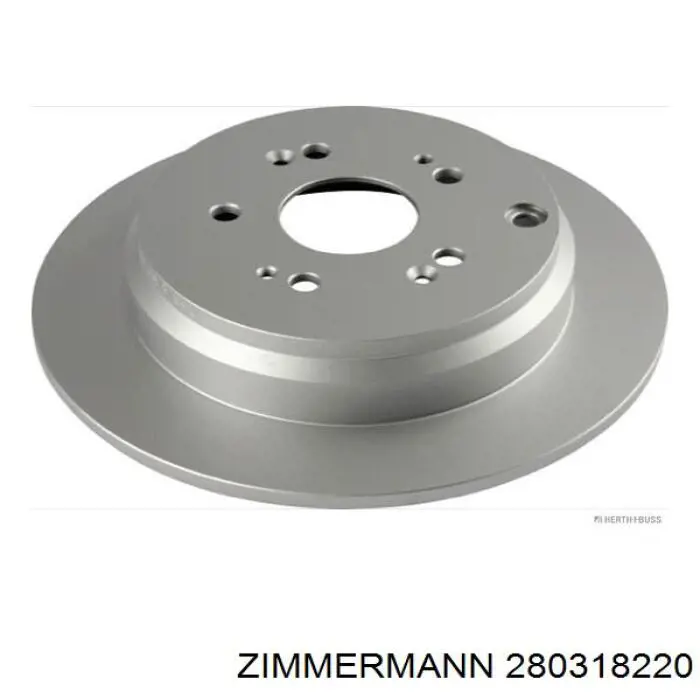 Frenos traseros Zimmermann 280318220