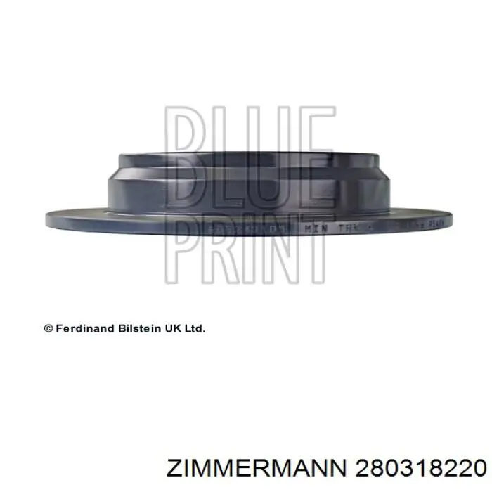 Disco de freno trasero Zimmermann 280318220 precio, desde 43,35 EUR