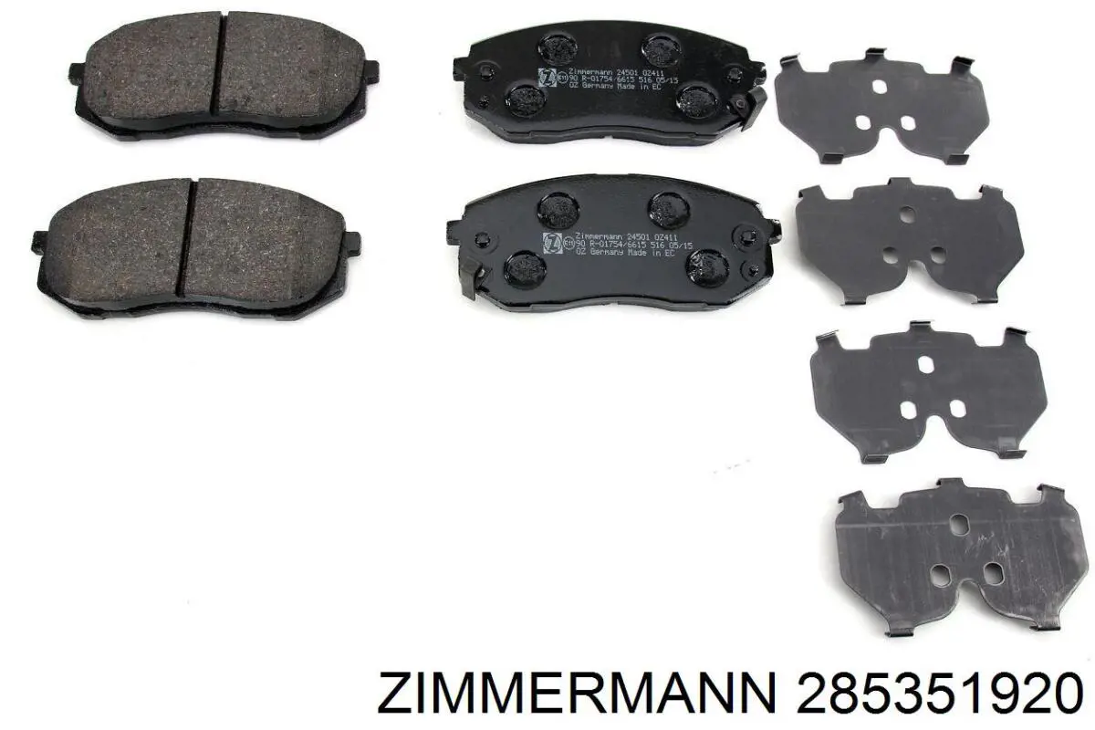Disco de freno 285351920 Zimmermann