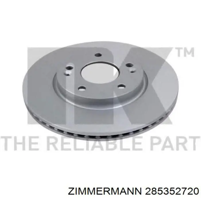 Disco de freno 285352720 Zimmermann
