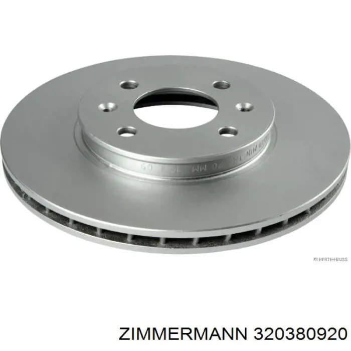 320380920 Zimmermann disco de freno delantero
